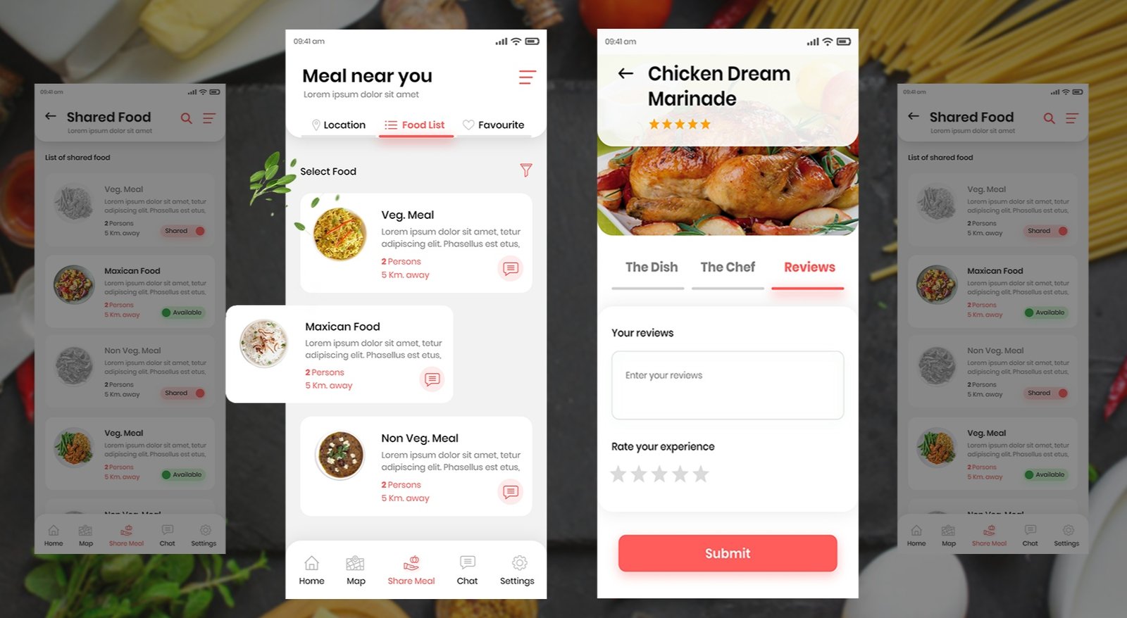 Mobile app screenshot with analytics data